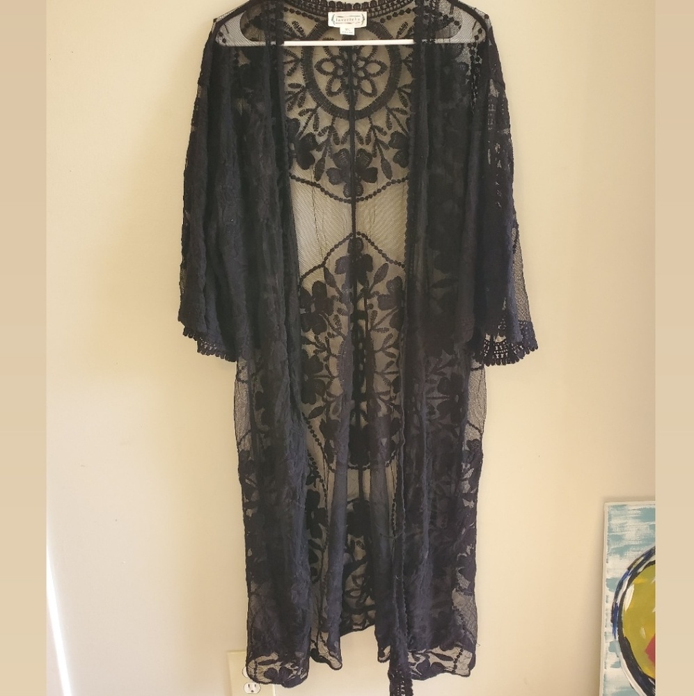 Long Lace Kimono